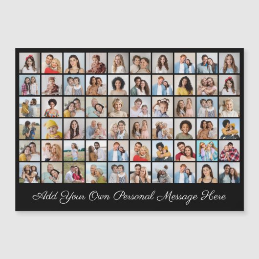 60 Fotocollage Voeg uw magnetische Kaart van de Gr (Voorkant)