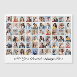 60 Fotocollage Voeg uw magnetische Kaart van de Gr