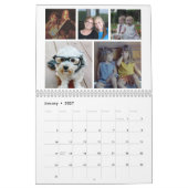 60 foto's - Aangepaste moderne familietemplate - 2 Kalender (Jan 2027)