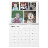 60 foto's - Aangepaste moderne familietemplate - 2 Kalender (Feb 2027)