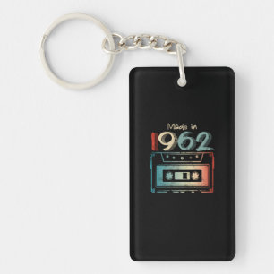 60 geboorte cadeaus jaar oud gemaakt in 1962 Casse Sleutelhanger