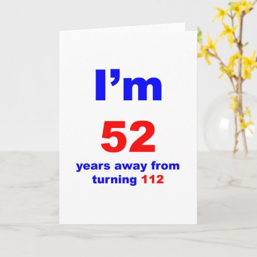 60 Geboortedag Kaart (Gele Bloem)