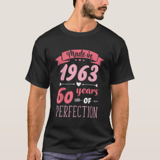 60 Geboortemdveredelingen Vrouwen Vrouw 60e BDmei  T-shirt