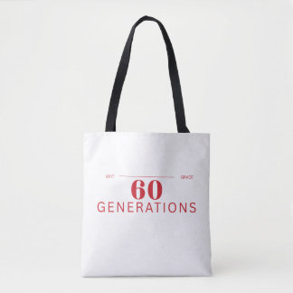60 Generaties Volharding & Gratie Tote Bag