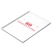 60 Generations of Grit & Grace Notitieboek (Linkerzijde)