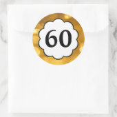 60 - Golden Numbers Sticker (Tas)