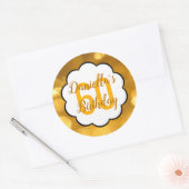 60 - Gouden cijfers Verjaardag Stickers (Envelop)