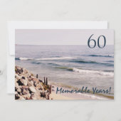 60 Herdenkingsjaren/Birthday Party-Ocean Kaart (Voorkant)
