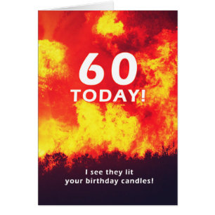 60 Humor van de Birthday Forest Fire Candle