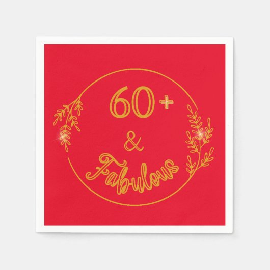 60 Iets en Fabulous Servet (Voorkant)