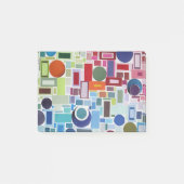 60-inch Disco Retro Mosaic Collage Abstract Post-it® Notes (Voorkant)