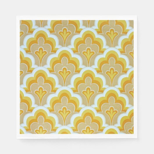 60-inch mosterdgele beschermhuls servet (Voorkant)