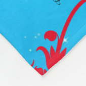 60-inch X80-inch Elf Fairy & Butterfly-Believe in  Fleece Deken (Hoek)