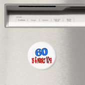 60 is 6 perfecte 10's (BLAUW) Magneet (Insitu (Vaatwasser))
