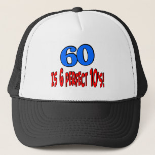 60 is 6 perfecte 10's (BLUE) Trucker Pet