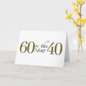 60 Is De Nieuwe 40 Kaart (Gele Bloem)