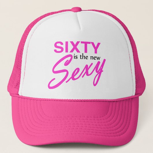 60 is de nieuwe trucker pet (Voorkant)