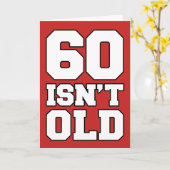 60 is geen oud maar deprimerend Wenskaart Kaart (Gele Bloem)