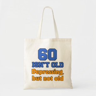 60 Is geen oude Canvas tas