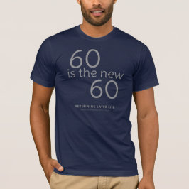 "60 is het nieuwe 60-inch overmaatse T-shirt van h