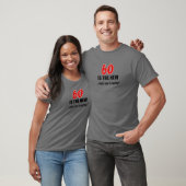 60 is het nieuwe wat ik Gezegde was grappige Joke T-shirt (Unisex)