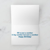 **60** IS NET EEN "AANTAL" DAT NIET WORDT GEZEGD!! KAART (Binnen)