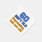 60 is niet oud, deprimerend maar geen oud papieren servet (Hoek)