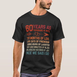 60 jaar als echtgenoot 60e Jubileum voor T-shirt