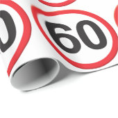60 jaar cadeaupapier (Rol Hoek)