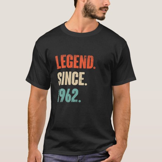 60 jaar geboortedag Gift Mannen Women - Legend S T-shirt (Voorkant)