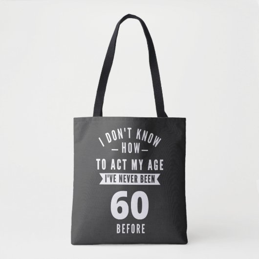 60 jaar geleden gebouwd tote bag (Voorkant)