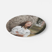 60 Jaar Geliefd 60e Verjaardagsfeestfoto Papieren Bordje (Gekanteld)