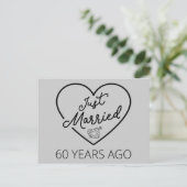 60 Jaar Getrouwd III Briefkaart (Staand voorkant)