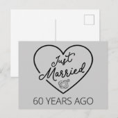 60 Jaar Getrouwd III Briefkaart (Voorkant / Achterkant)