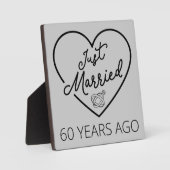 60 Jaar Getrouwd III Fotoplaat (Voorkant)