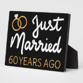 60 Jaar Getrouwd IV Fotoplaat (Zijkant)