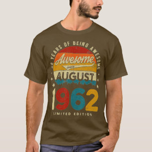 60 jaar Geweldige vii T-shirt