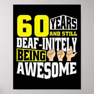 60 jaar Geweldige zijn Poster