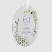 60 Jaar Groenery Bloemendiamantjubileum Ornament (voorkant)