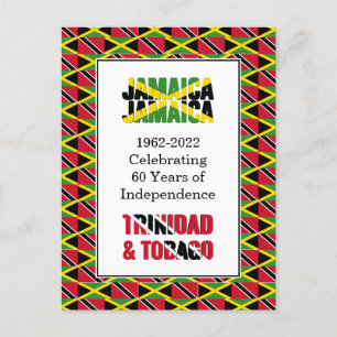 60 jaar Jubileum Jamaica Trinidad Briefkaart