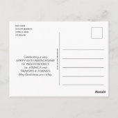 60 jaar Jubileum Jamaica Trinidad Briefkaart (Achterkant)