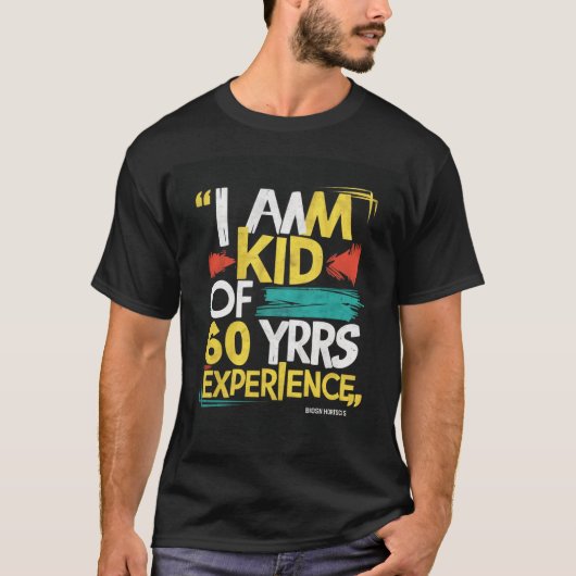 60 jaar Kind T Shirt (Voorkant)