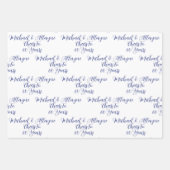 60 jaar Navy Blues 60ste Jubileum Inpakpapier Vel (Voorkant 2)