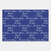 60 jaar Navy Blues 60ste Jubileum Inpakpapier Vel (Voorkant)