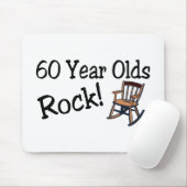 60 jaar Olds Rock (rotsstoel) Muismat (Met muis)