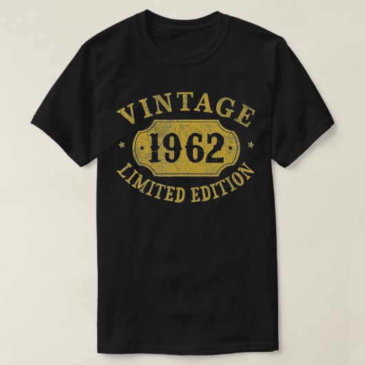 60 jaar oud 60e Jubileum op zaterdag Beste Limiet T-shirt (Design voorkant)