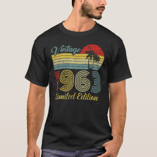60 jaar oud Cadeau  1963 B Dag G T-shirt