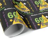 60 jaar oud dier - 60e verjaardag cadeaupapier (Rol Hoek)