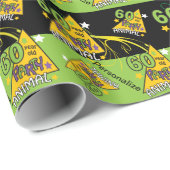 60 jaar oud dier - 60e verjaardag cadeaupapier (Rol Hoek)