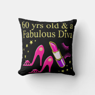 60 JAAR OUD & EEN SCHITTERENDE DIVA KUSSEN